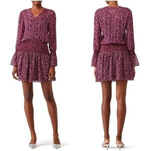 Derek Lam 10 Crosby 💯 Silk Long Sleeve Mini Dress Sz. 6